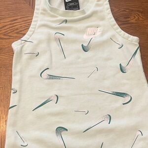 Nike Light Green Slim Fit Top